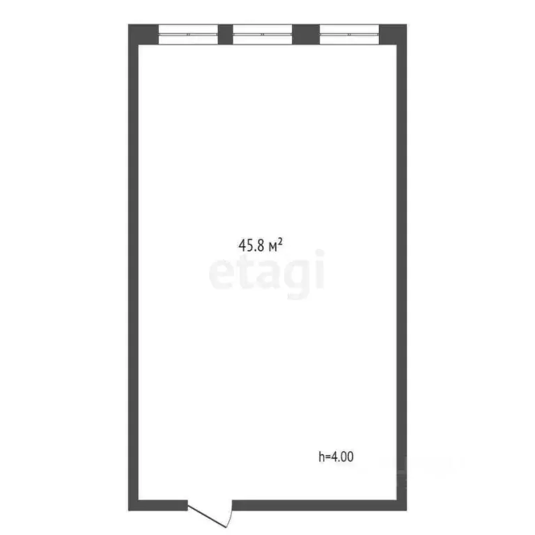 Офис в Ханты-Мансийский АО, Ханты-Мансийск ул. Мира, 45 (46 м) - Фото 2