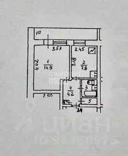 1-к кв. Москва просп. 40 лет Октября, 23К1 (30.7 м) - Фото 1