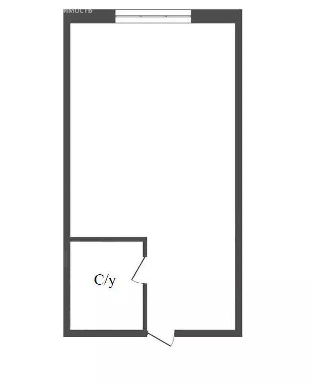 Квартира-студия: Воронеж, Костромская улица, 6 (17.4 м) - Фото 1