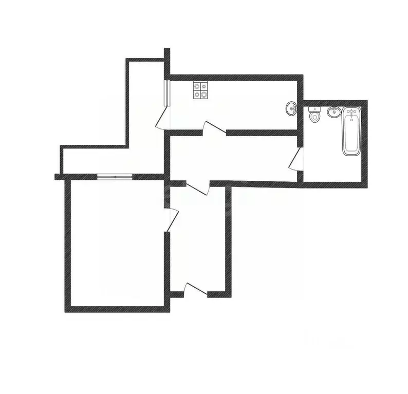 1-к кв. Белгородская область, Белгород ул. Победы, 165 (49.0 м) - Фото 1