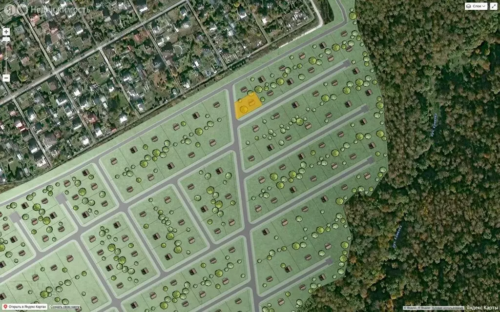 Участок в село Старая Ситня, КП Ваниль (6.73 м) - Фото 1