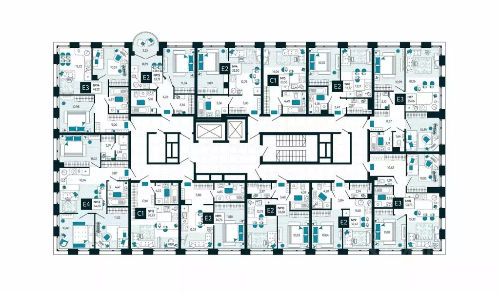 1-к кв. Тульская область, Тула ул. Чмутова, 158Д (32.42 м) - Фото 2