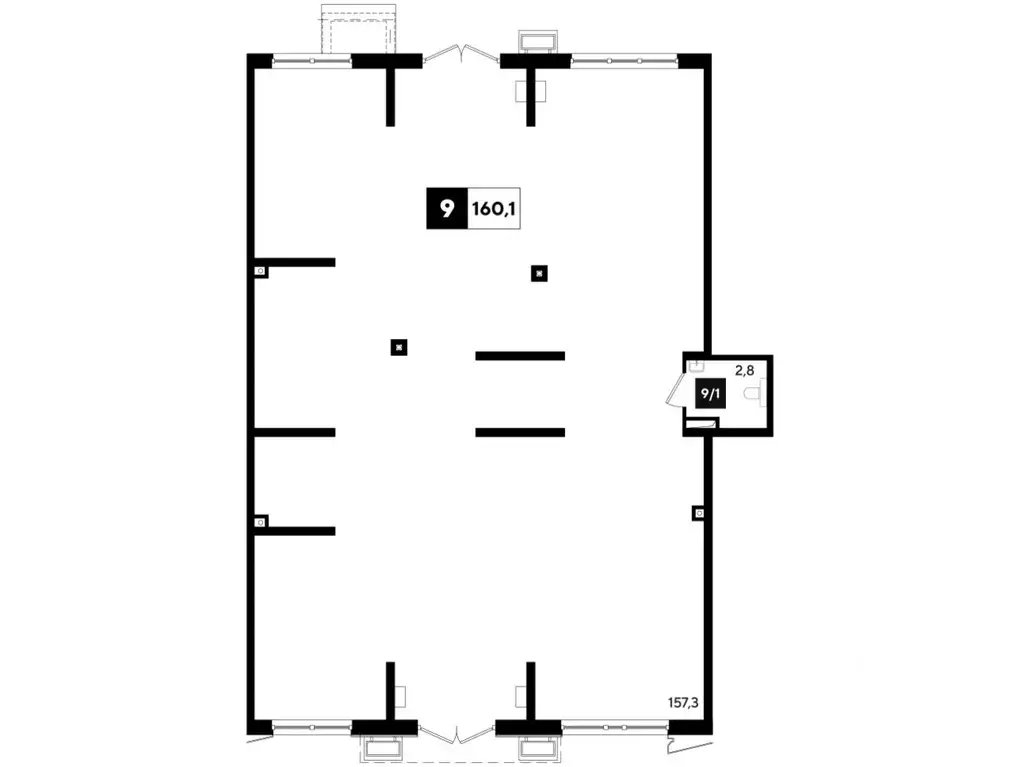 Помещение свободного назначения в Краснодарский край, Краснодар Парк ... - Фото 1