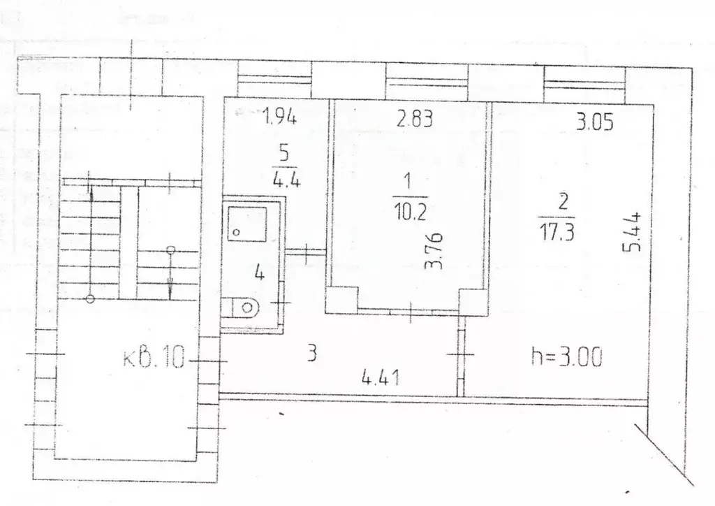 2-к кв. Пермский край, Пермь ул. Куйбышева, 71 (41.2 м) - Фото 1