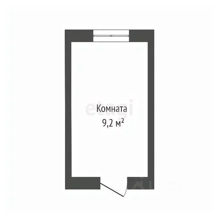 комната белгородская область, белгород ул. горького, 58 (9.2 м) - Фото 0