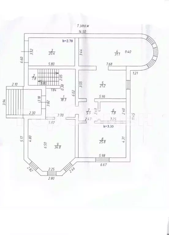 Дом в Московская область, Истра Южный мкр, ул. Речная, 1 (664 м) - Фото 1