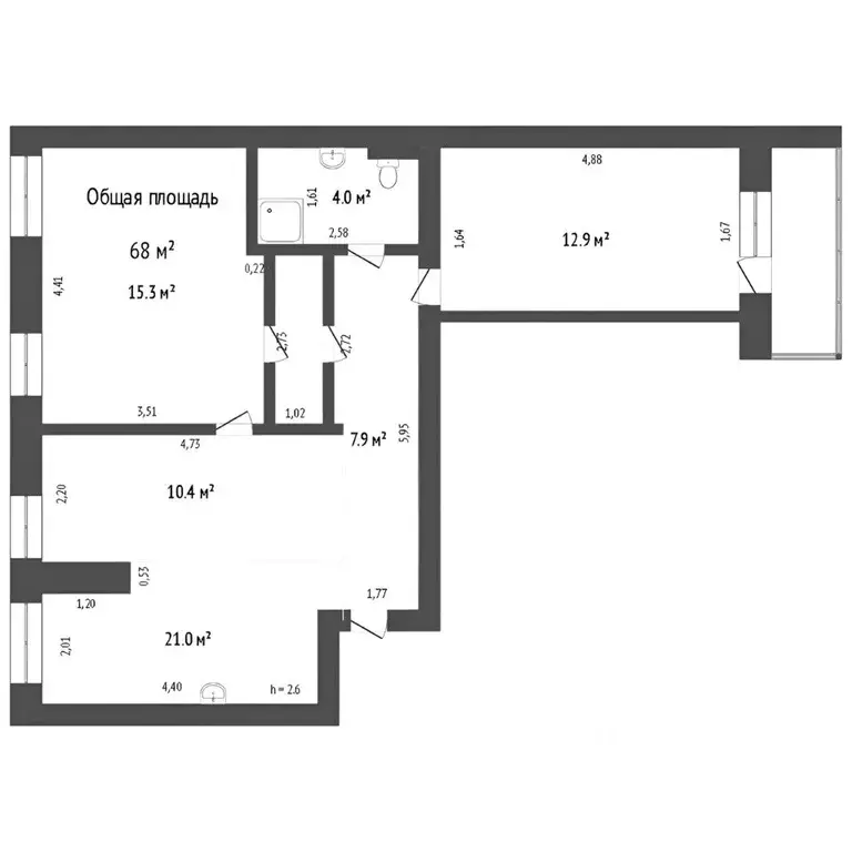 3-к кв. Башкортостан, Стерлитамак Солнечный мкр, ул. Караная Муратова, ... - Фото 1
