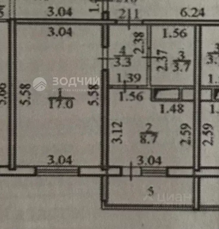 1-к кв. Чувашия, Чебоксары ул. Николая Рождественского, 8 (37.0 м) - Фото 0
