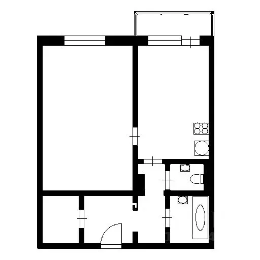 1-к кв. Новосибирская область, Новосибирск ул. Виталия Потылицына, ... - Фото 2