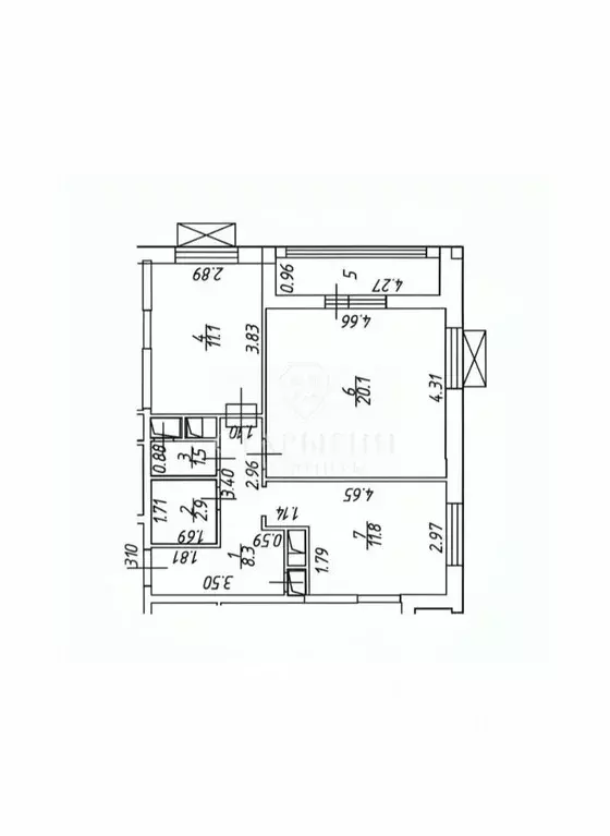 2-к кв. Московская область, Красногорск ул. Липовой Рощи, 4к2 (59.8 м) - Фото 2