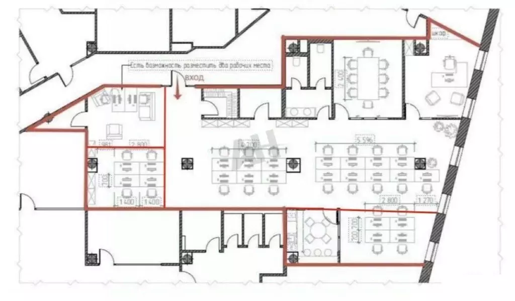 Офис в Москва Малая Сухаревская пл., 12 (241 м) - Фото 2