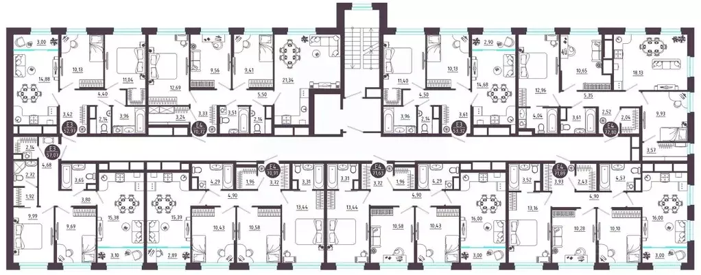 3-к кв. Тульская область, Тула ул. Купцов Гречихиных (71.89 м) - Фото 1