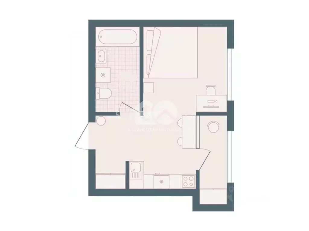 Студия Новосибирская область, Новосибирск ул. Немировича-Данченко, ... - Фото 2