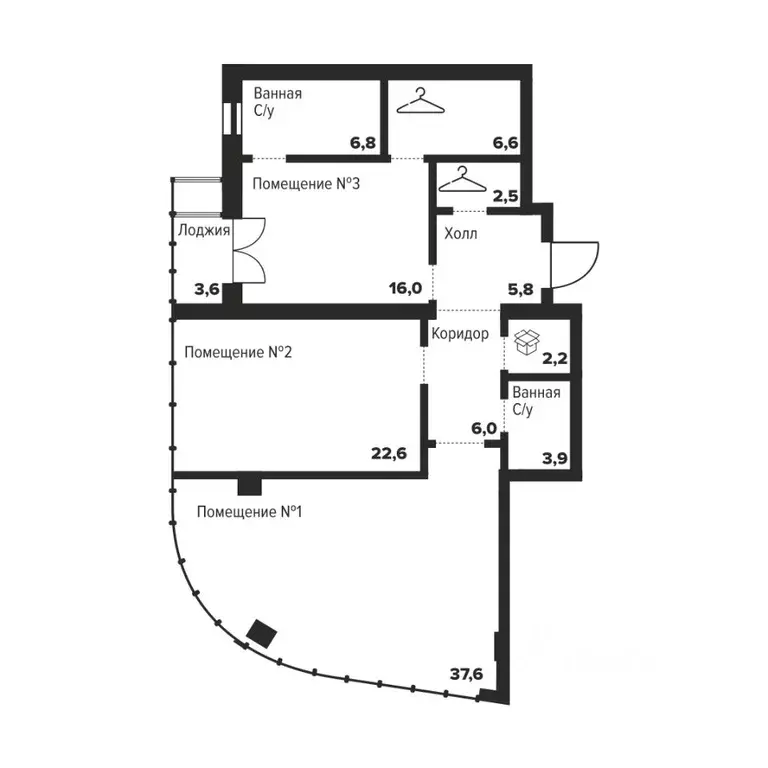 2-к кв. Челябинская область, Челябинск ул. Труда, 157А (110.0 м) - Фото 0