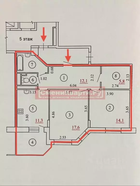 2-к кв. Московская область, Балашиха Кучино мкр, ул. Соловьева, 1 ... - Фото 2