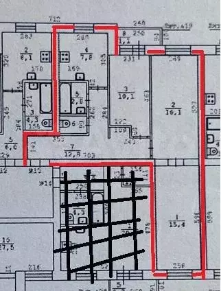 3-к. квартира, 66,5 м, 2/3 эт. - Фото 0