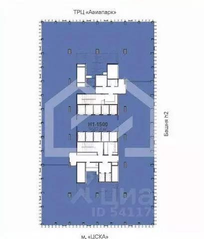 Помещение свободного назначения в Москва Ходынский бул., 6/2 (1687 м) - Фото 2