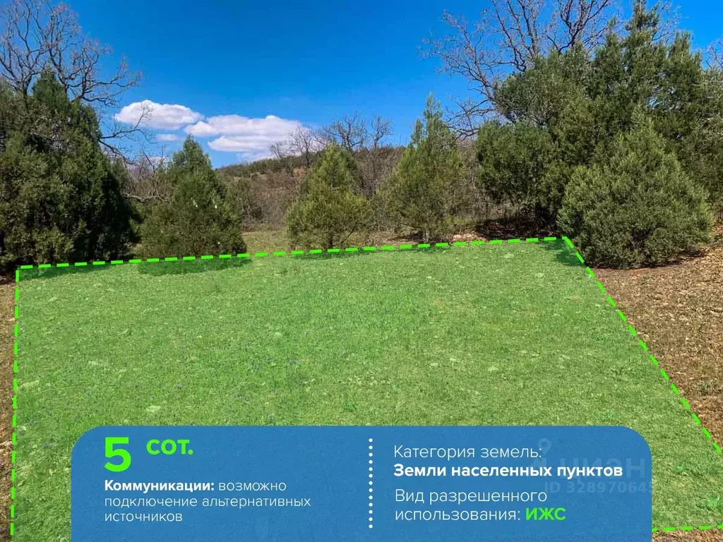 Участок в Крым, Алушта муниципальный округ, с. Приветное  (5.0 сот.) - Фото 1