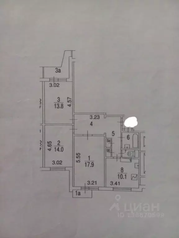 Комната Москва Варшавское ш., 149к1 (14.0 м) - Фото 2
