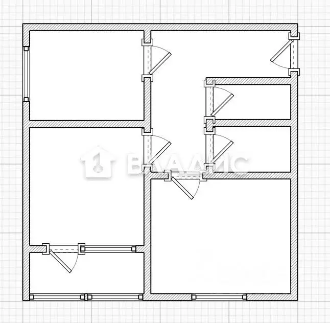 2-к кв. Пензенская область, Пенза ул. Щербакова, 69 (64.4 м) - Фото 2