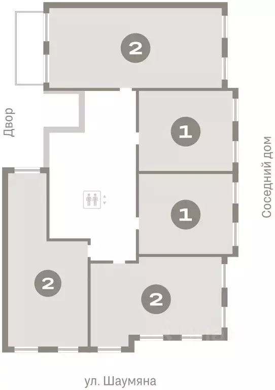 2-к кв. Свердловская область, Екатеринбург пер. Торфяной, 4 (75.8 м) - Фото 2