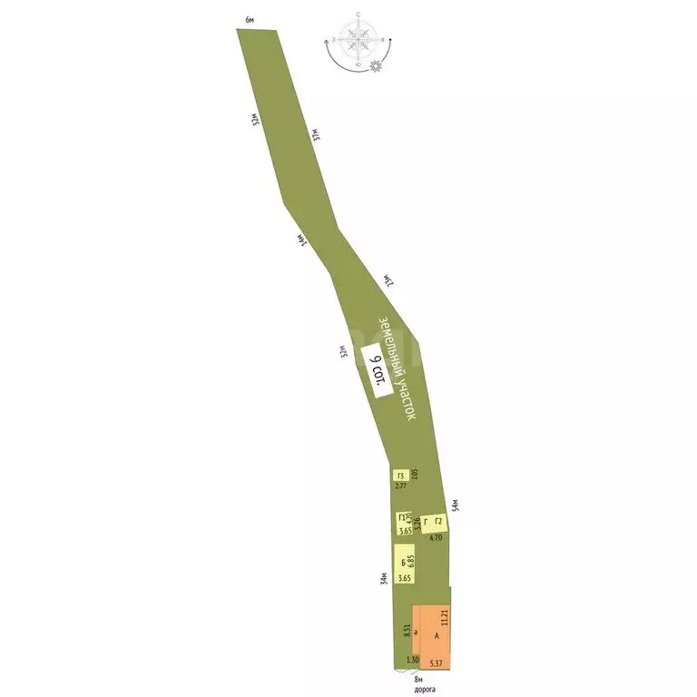 Дом в Белгород, Донецкая улица (55 м) - Фото 2