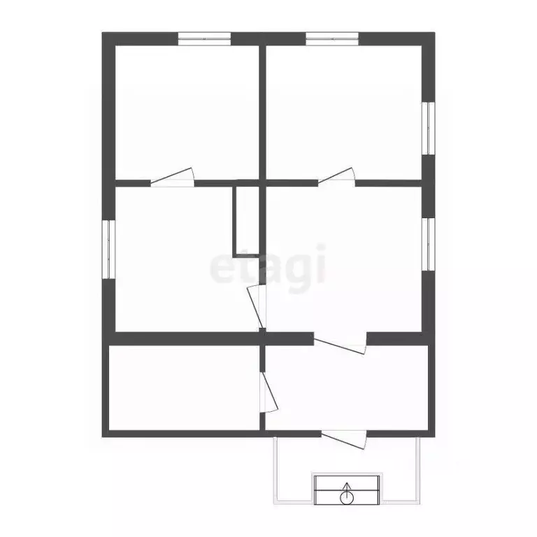 Дом в Псковская область, Печоры Профсоюзная ул., 2 (51 м) - Фото 2