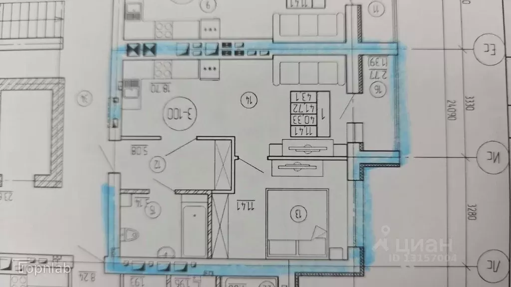 1-к кв. Калининградская область, Калининград Артиллерийская ул. (45.0 ... - Фото 2