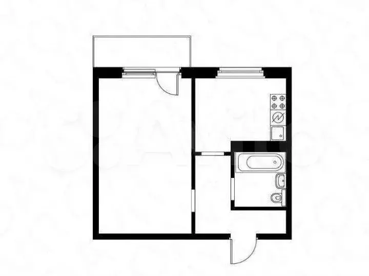 1-к. квартира, 31,5 м, 3/10 эт. - Фото 0