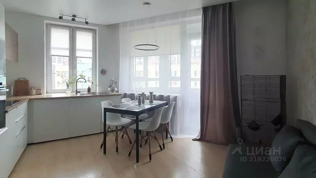 2-к кв. Санкт-Петербург наб. Реки Смоленки, 3к1 (62.7 м) - Фото 1