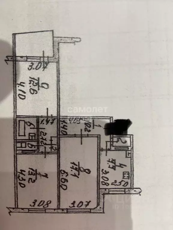 3-к кв. Орловская область, Орел наб. Дубровинского, 96 (66.2 м) - Фото 2