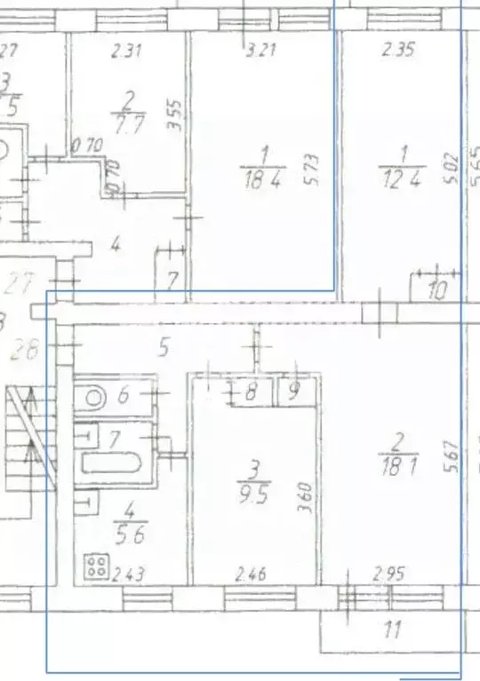 3-к кв. Московская область, Красногорск городской округ, пос. Истра 19 ... - Фото 2
