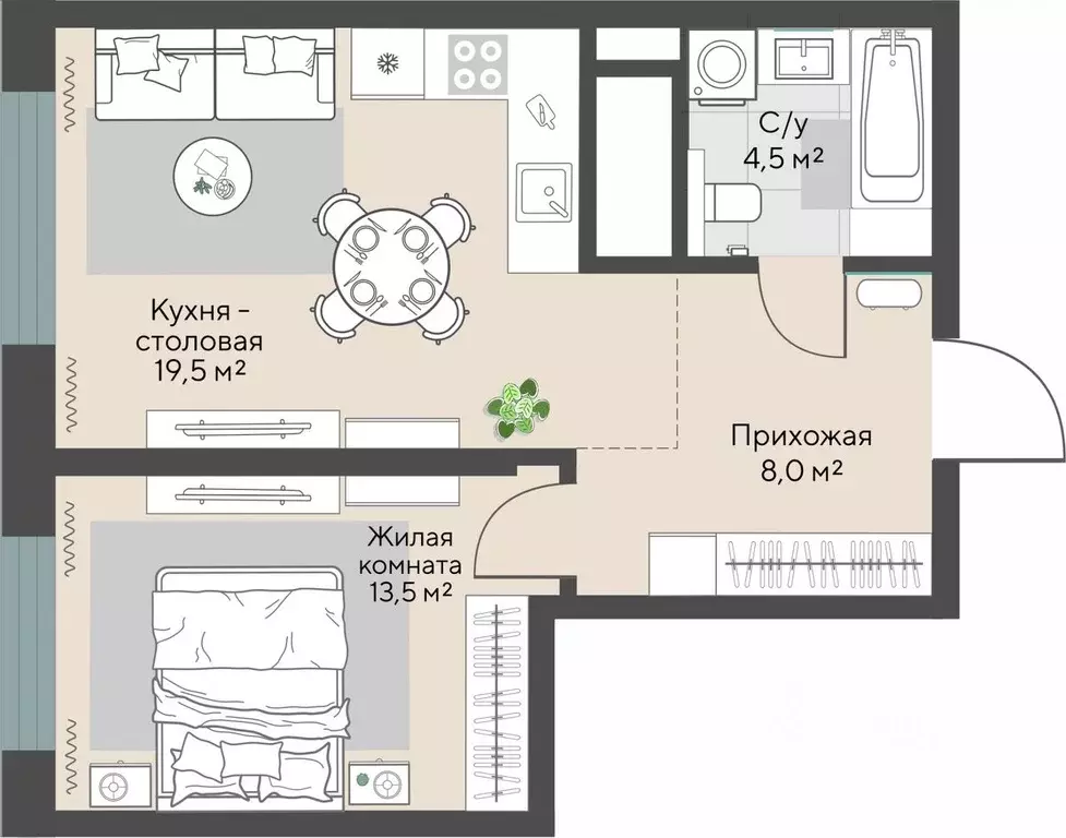 1-к кв. Свердловская область, Екатеринбург Эльмаш жилрайон, Изумрудный ... - Фото 1