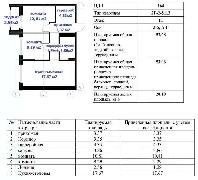 2-к кв. Свердловская область, Екатеринбург бул. Золотистый, 13 (53.96 ... - Фото 1