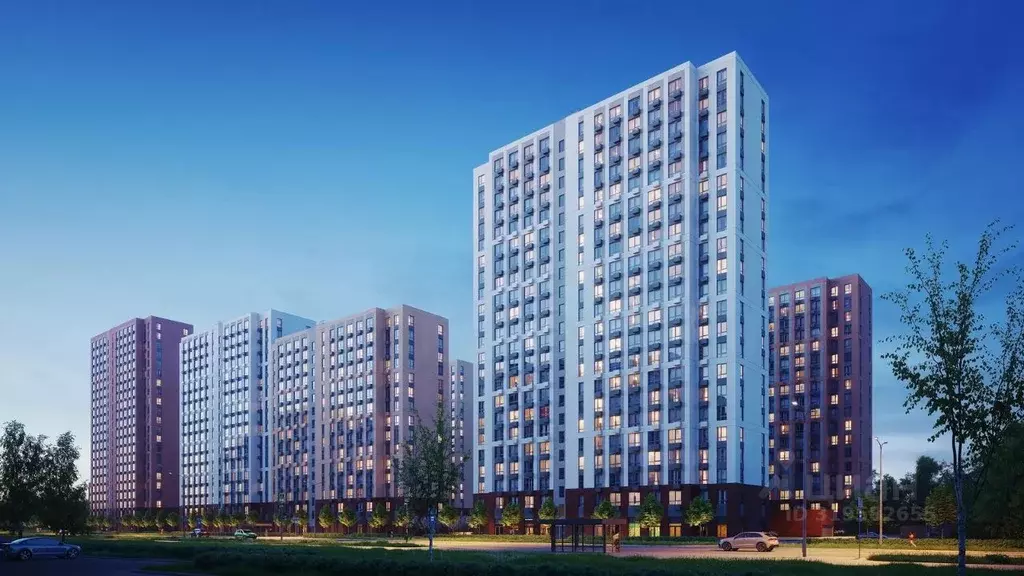 2-к кв. Москва Лучи-2 жилой комплекс (37.9 м) - Фото 0