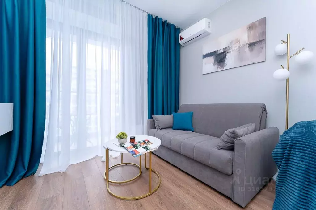 Студия Краснодарский край, Сочи Бытха мкр, ул. Ясногорская, 16/2к6 ... - Фото 1