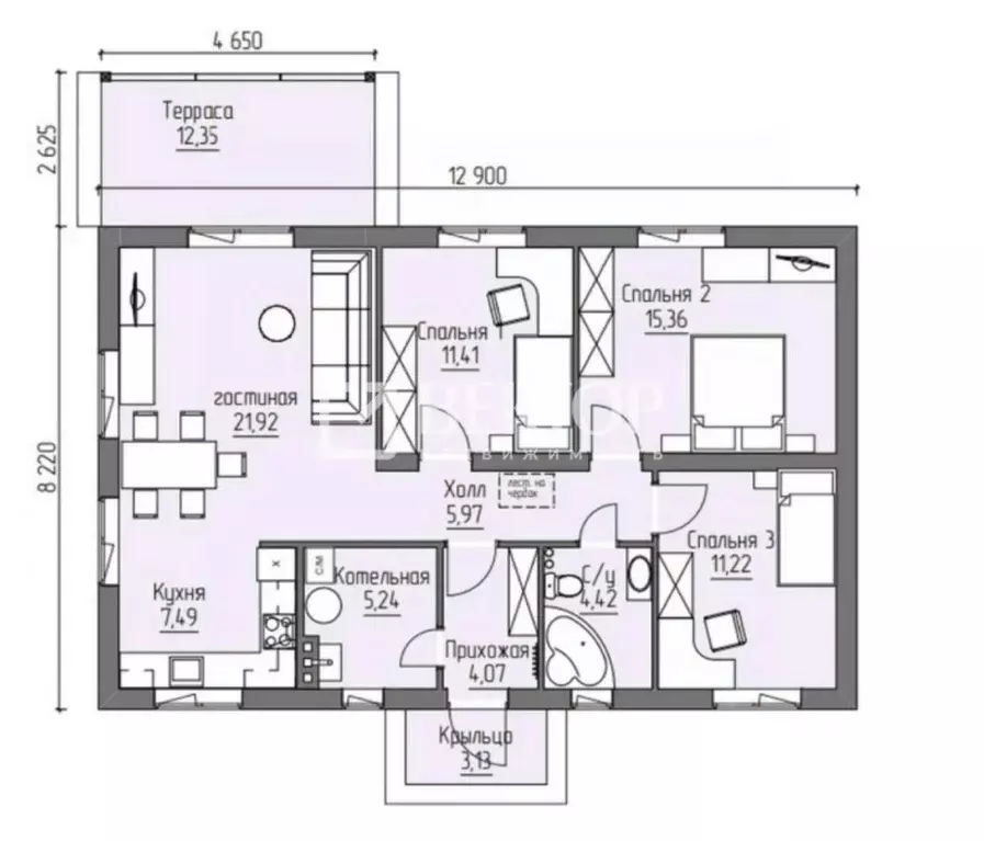 Дом в Ивановская область, Ивановский район, Беляницкое с/пос, д. ... - Фото 2