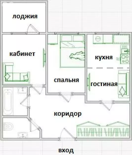 3-комнатная квартира: Балашиха, микрорайон Кучино, улица Соловьёва, 2 ... - Фото 2