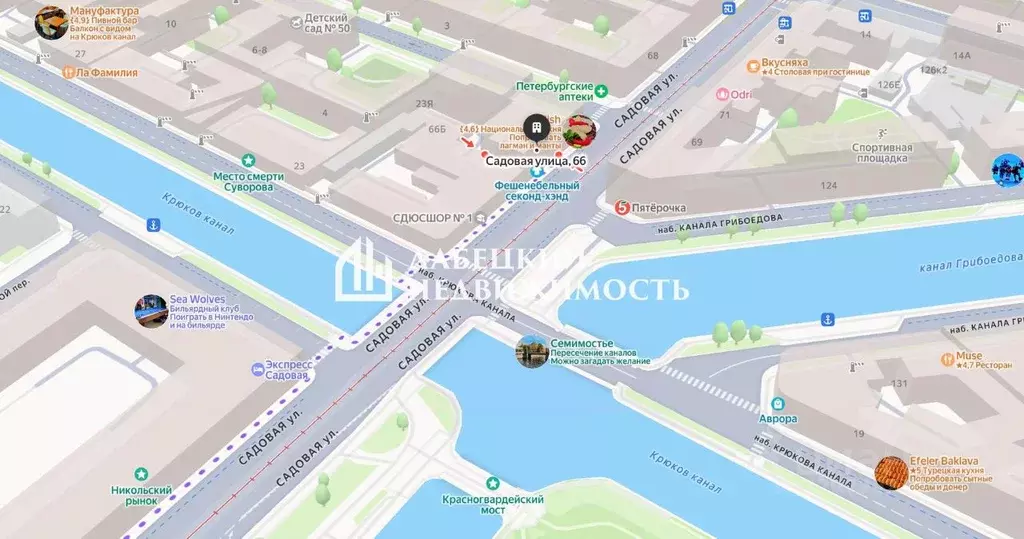 Помещение свободного назначения в Санкт-Петербург Садовая ул., 66 (67 ... - Фото 2