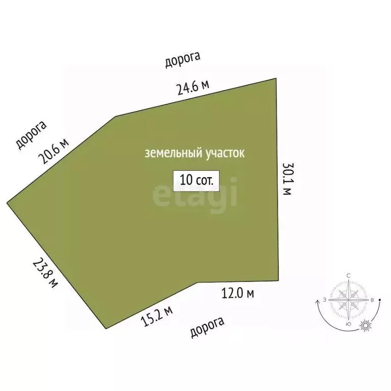 Участок в Тюменская область, Нижнетавдинский муниципальный округ, ... - Фото 2