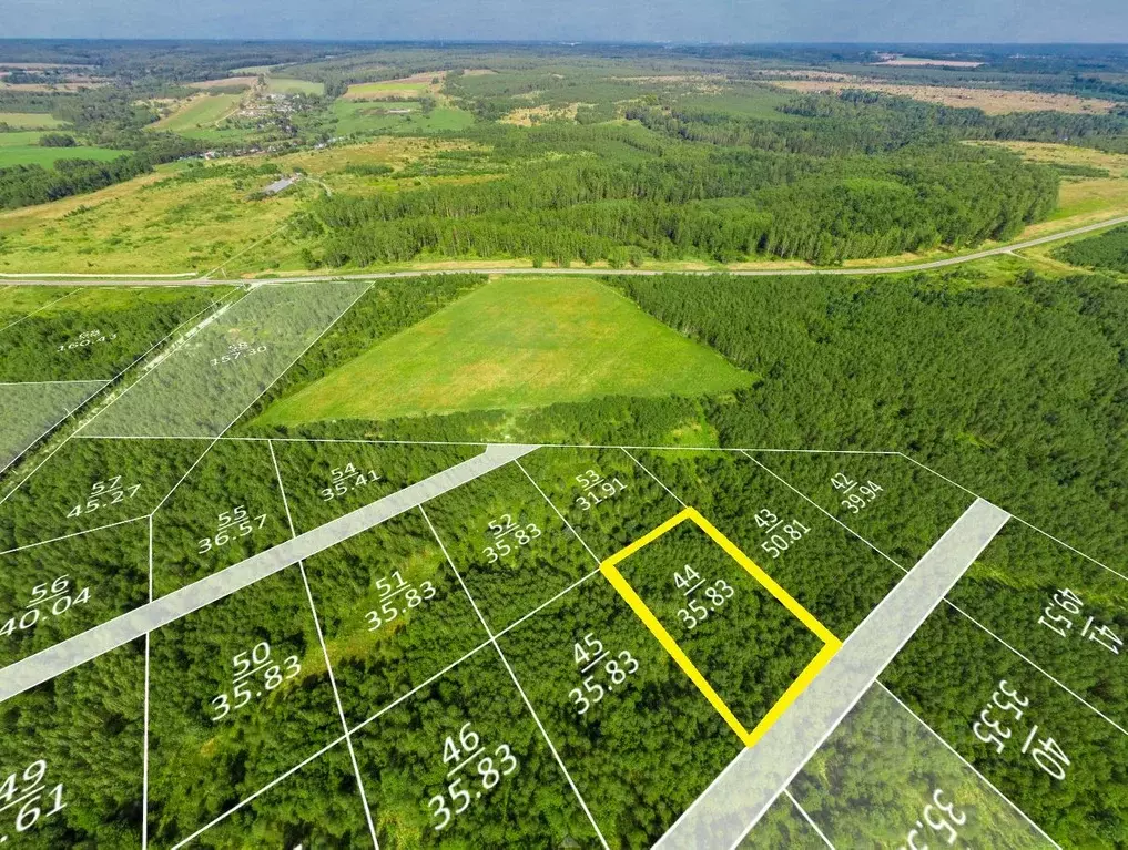 Участок в Калужская область, Тарусский муниципальный округ, Похвиснево ... - Фото 2