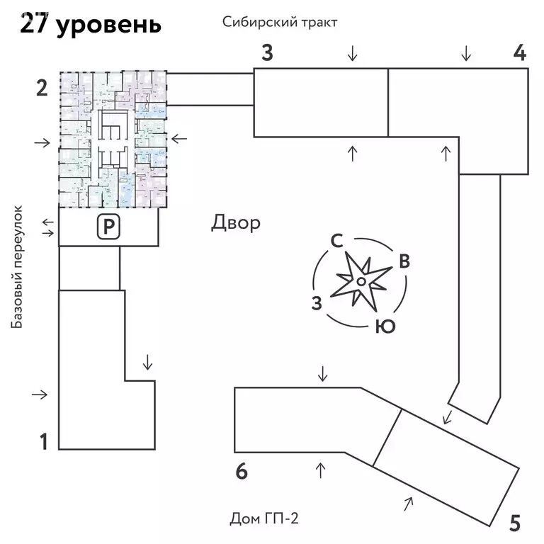 2-комнатная квартира: Екатеринбург, микрорайон Сибирский, жилой ... - Фото 1