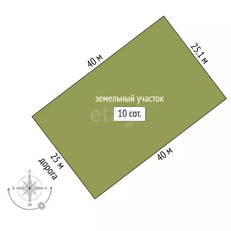 Участок в Ялуторовск, улица Генерала Уварова (10 м) - Фото 1