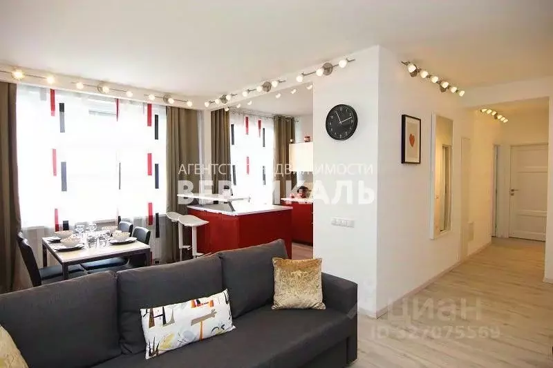 3-к кв. Москва ул. Новый Арбат, 16 (80.0 м) - Фото 2