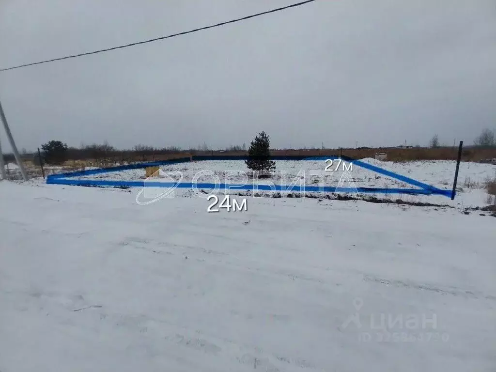 Участок в Тюменская область, Тюменский муниципальный округ, Садовые ... - Фото 2