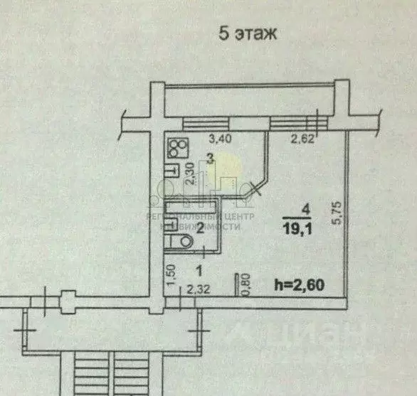 1-к кв. Иркутская область, Иркутск ул. Розы Люксембург, 120 (40.0 м) - Фото 2