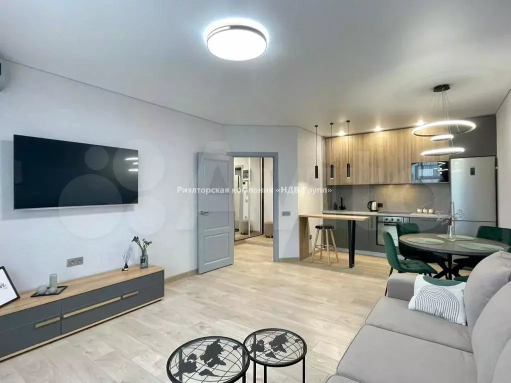 2-к. квартира, 60 м, 8/24 эт. - Фото 1
