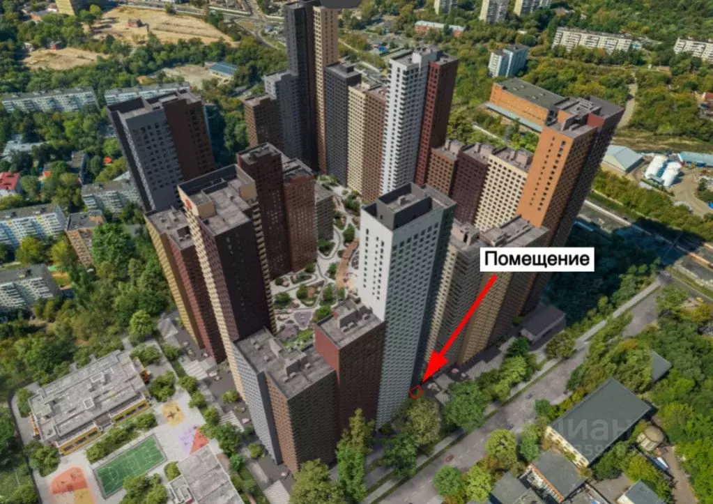 Помещение свободного назначения в Москва Скай Гарден жилой комплекс ... - Фото 1