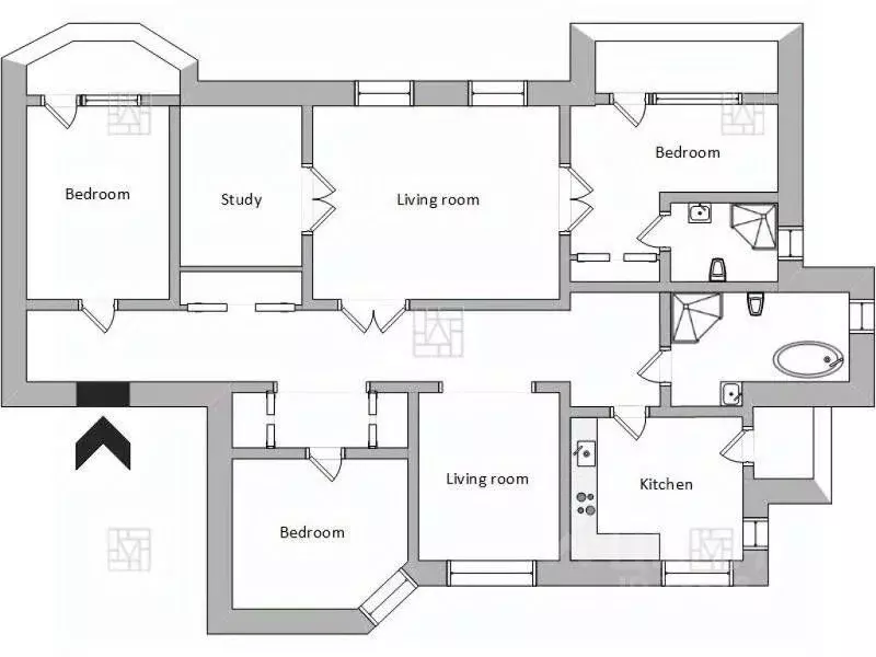 5-к кв. Москва ул. Пречистенка, 28 (250.0 м) - Фото 2