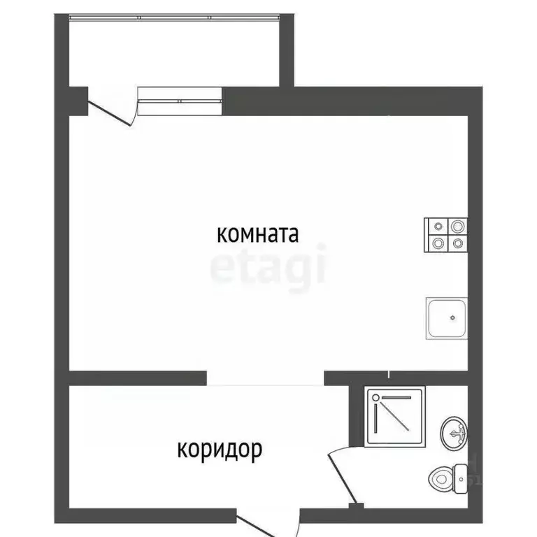 1-к кв. Томская область, Томск Солнечный мкр, ул. Герасименко, 1/20 ... - Фото 2